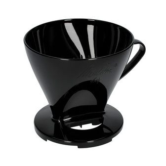 Melitta - Coffee filterhouder 4 kopjes - Zwart